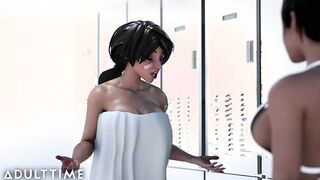 Big Titty Hentai Babes Scissor After Their Competition