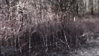 Playing with my pussy while out for a walk