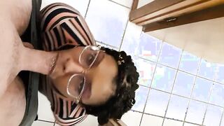 Ebony Stripper Deep Throating BWC #SLOPPYBJ#DSL