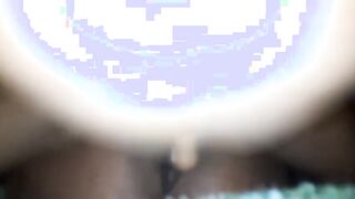 Ebony pussy dripping