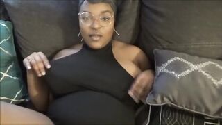 curvy ebony girlfriend fingered and fucked