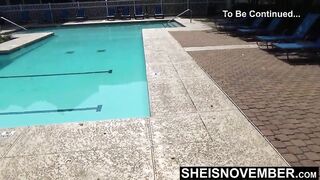 Stripping Off This Bikini After Spending Time At Pool Ebony Babe Msnovember