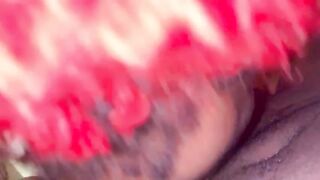 Ebony Sloppy Deepthroats while friends watch