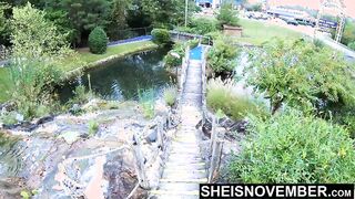 4k Boyfriend Pressured Girlfriend To Pussy & Ass Flash Outdoors Msnovember